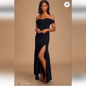 Lulus Song of Love Off The Shoulder Maxi Dress